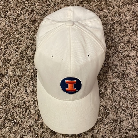 SOLD♥️ Nike team universal for white Illini baseball hat university of Illinois - Picture 3 of 14
